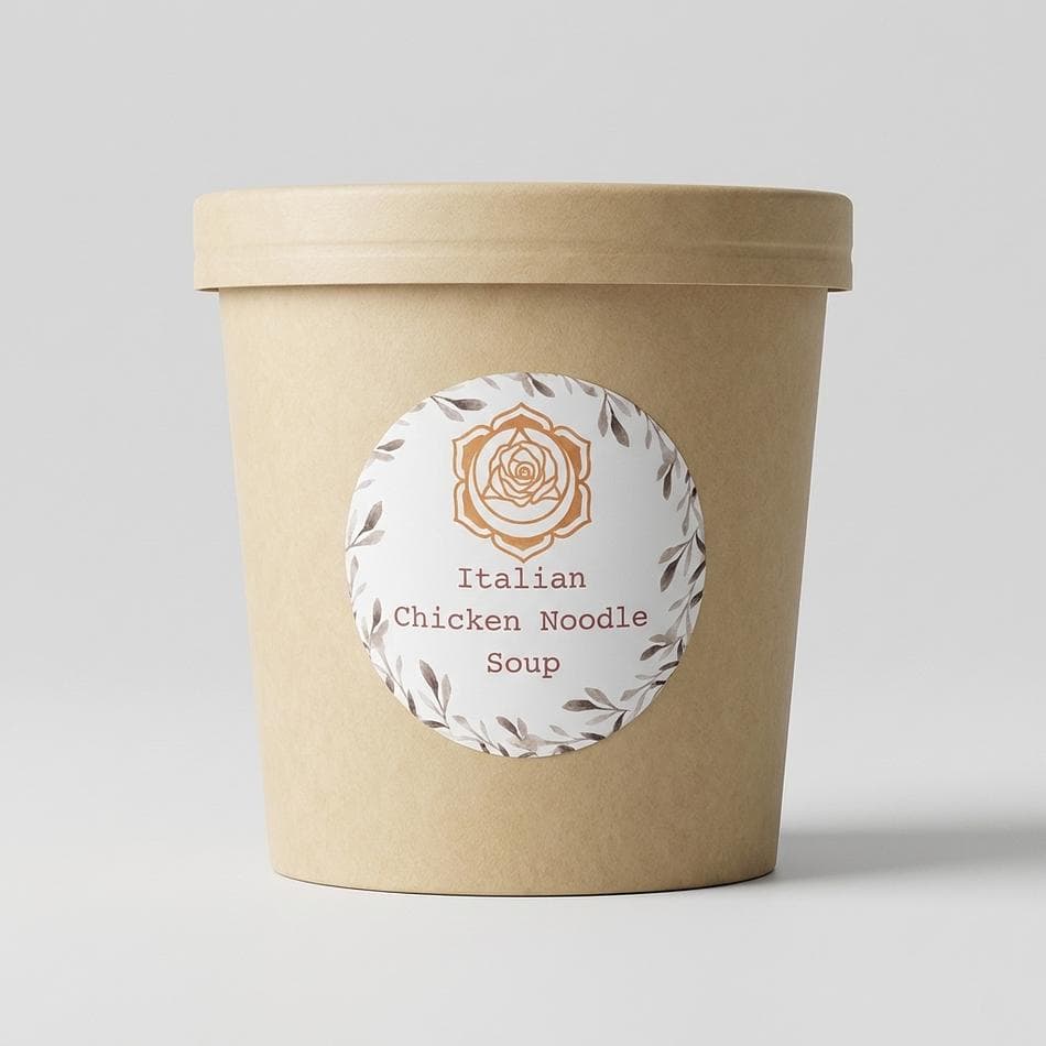 Organic Chicken Noodle Soup, Pasture-Raised Chicken & Chickpea Pasta, Gluten-Free Comfort Soup, 1 Container