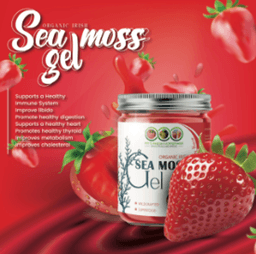 Organic Strawberry Sea Moss Gel, 16 Oz-1
