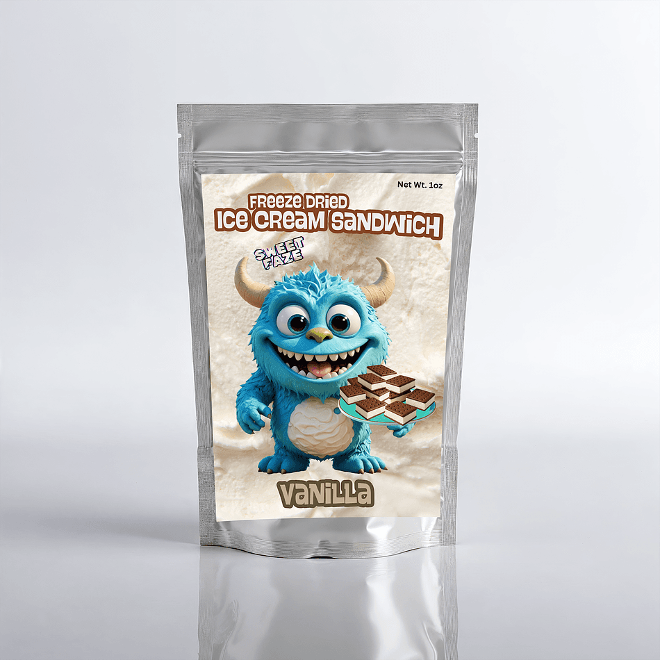 Freeze-Dried Ice Cream Sandwich | Vanilla