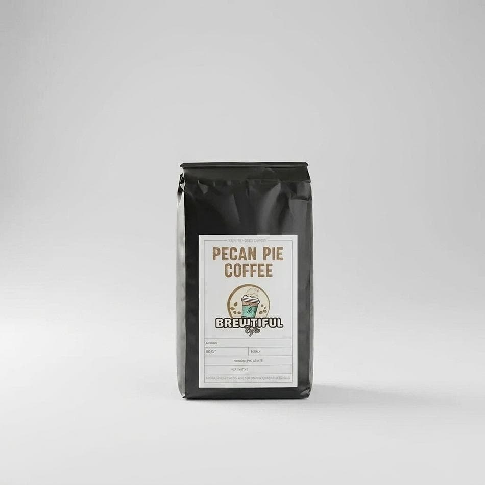 Flavored Coffee, Roasted Pecan & Caramel Notes, Dessert-Inspired Brew, All-Natural No Sugar Added, 12 oz Bag