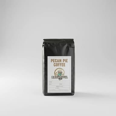 Flavored Coffee, Roasted Pecan & Caramel Notes, Dessert-Inspired Brew, All-Natural No Sugar Added, 12 oz Bag