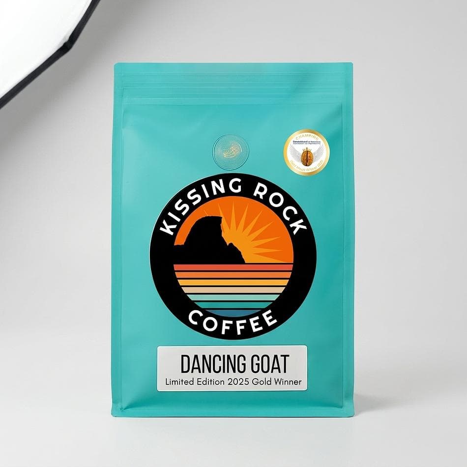 Award-Winning Coffee Roast, Red Fruit & Nutty Notes, Golden Bean Gold Medal, Whole Bean, 12 oz Bag