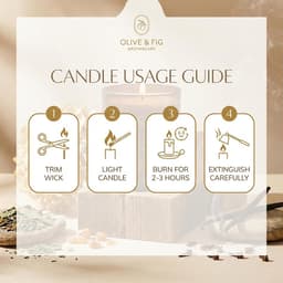 Olive & Fig Apothecary Ember Bean scented 2-wick 11 oz candle-2