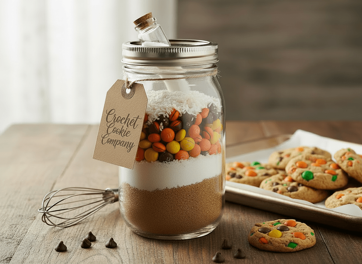 Reese’s Pieces Candy  Cookie Mix in a Jar, 12 oz