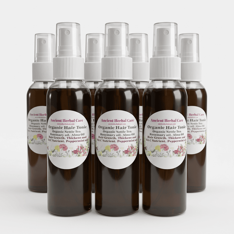 Herbal Hair Tonic Moisturizer, Nettle Tea & Rosemary Oil, Hydrates & Strengthens, All Hair Types, 1 Bottle