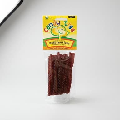 Organic Cherry Licorice Twists, Fruit Juice Sweetened, Vegan & Gluten-Free, Non-GMO, 2.6 oz Bag