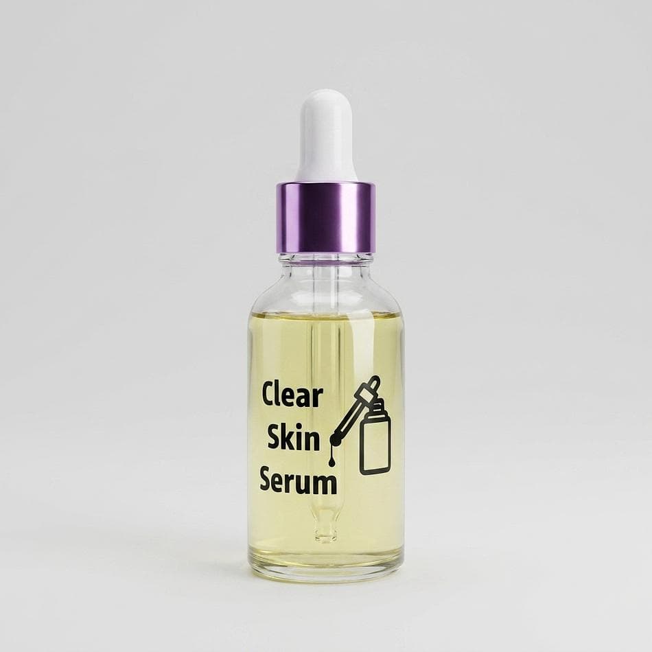 Facial Oil Serum, Almond & Hemp Oil, Tea Tree + Sandalwood, Clarifying Hydration for Blemish-Prone Skin, 30 ml