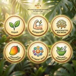 St. Lucia Wildcrafted Organic Mango Sea Moss Gel 16 Oz-- Vegan-- Superfood.-5