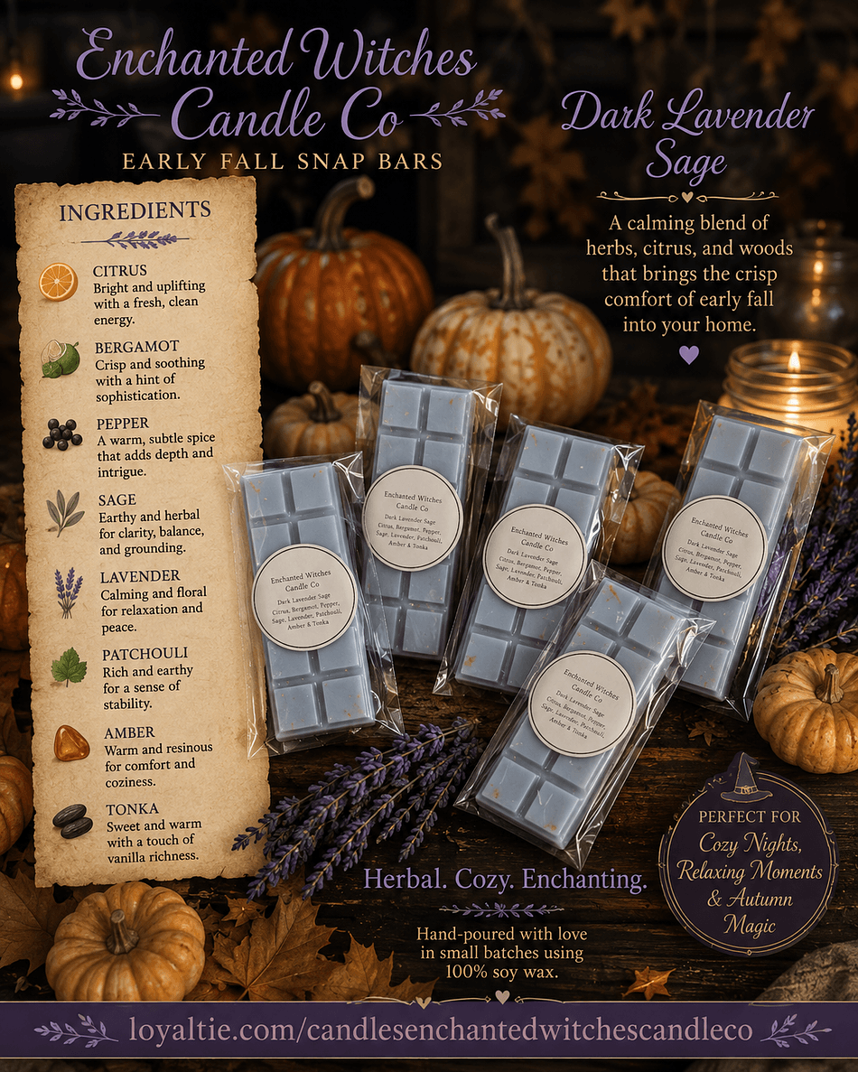 Dark Lavender Sage Snap Bar