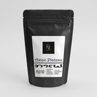 Medium Roast Coffee Blend, Southeast Asian Beans, Herbal Notes, Heavy Body, 1 lb Bag