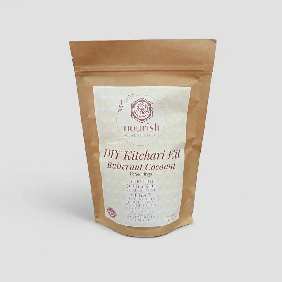 Organic Kitchari Meal Kit, Moong Dal & Basmati Rice, Gentle Digestive Comfort, Makes 12 Servings (Butternut-Coconut Style)