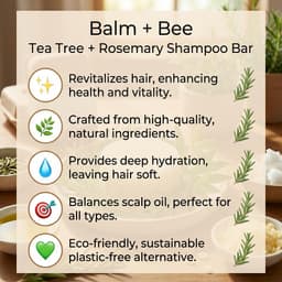Tea Tree + Rosemary Shampoo Bar-7