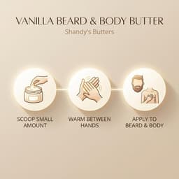 Vanilla Beard & Body Butter (8 oz)-2
