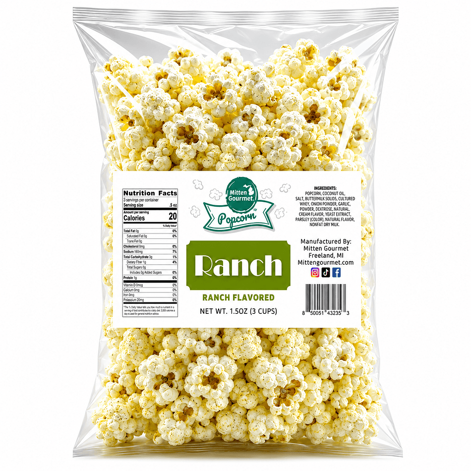 Ranch - Small Batch Gourmet Popcorn