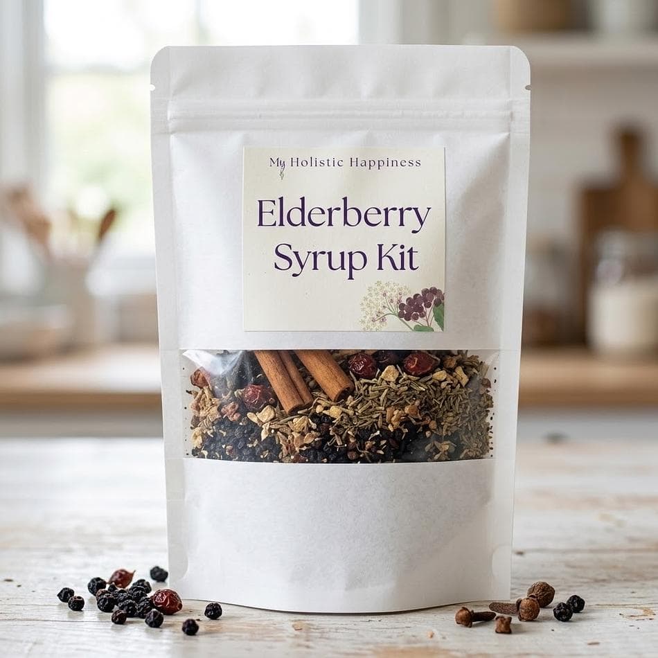 DIY Organic Elderberry Syrup Kit