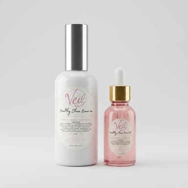 Leave-In Conditioner + Hair Oil Duo, Lightweight Nourishing Smooth & Shine, Frizz Control, 2-Piece Set