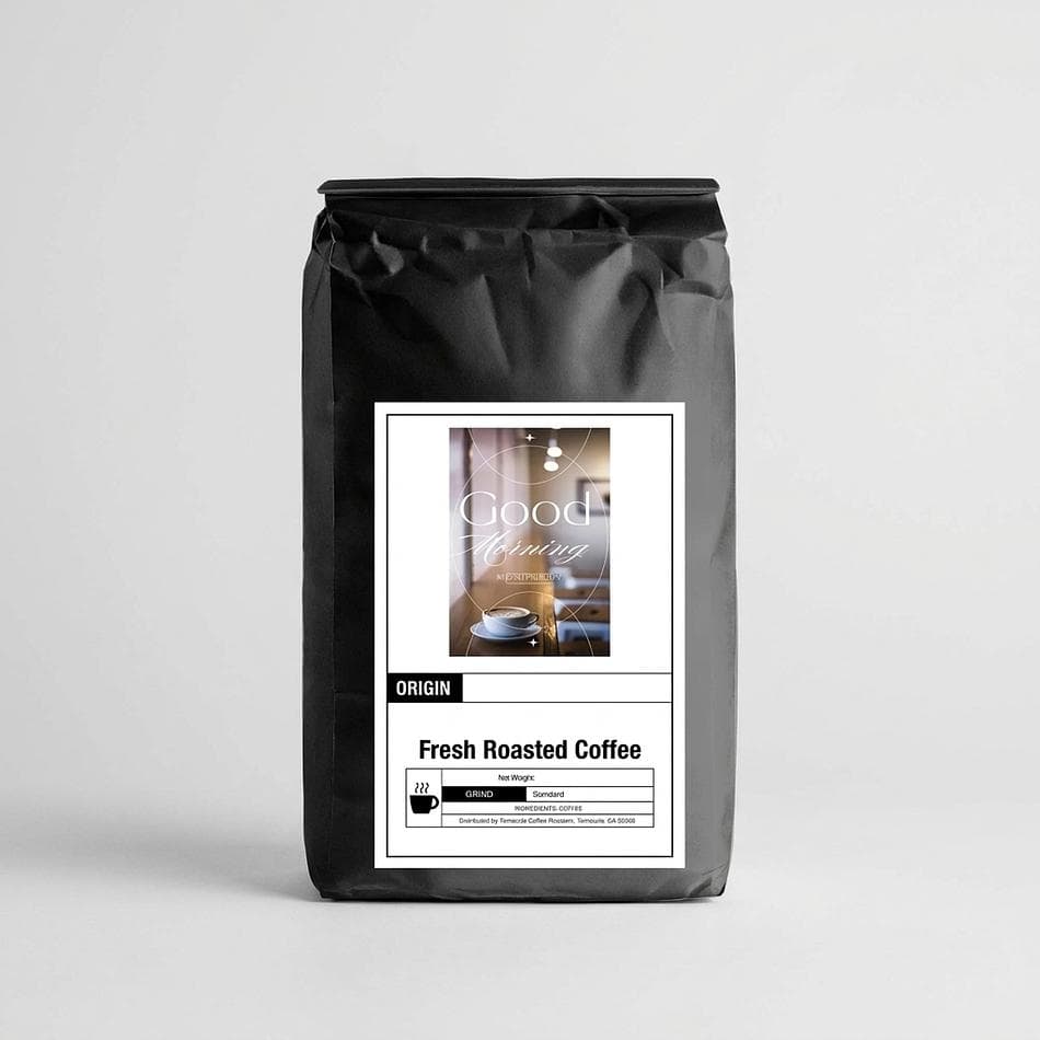 French Vanilla Flavored Coffee, Single-Origin Beans, Creamy Smooth Medium Roast, 12 oz Bag (Whole Bean or Ground)