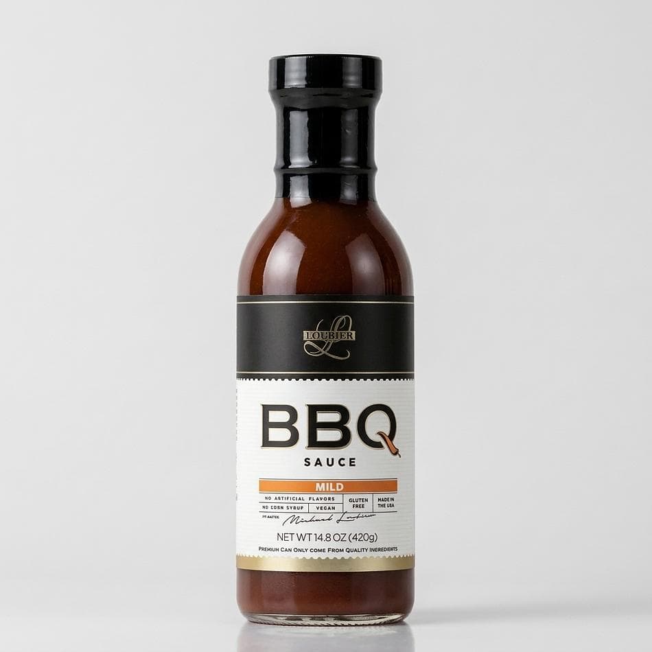 Premium Mild BBQ Sauce -  1 Pack (Best Seller)