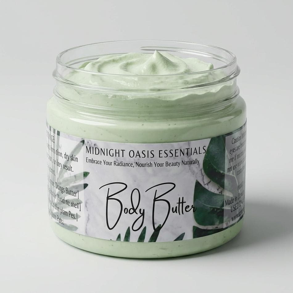 Whipped Body Butter, Shea Mango Cocoa & Kokum Butters, Coconut Lime Scent, Deep Hydration, Paraben-Free, 1 Jar