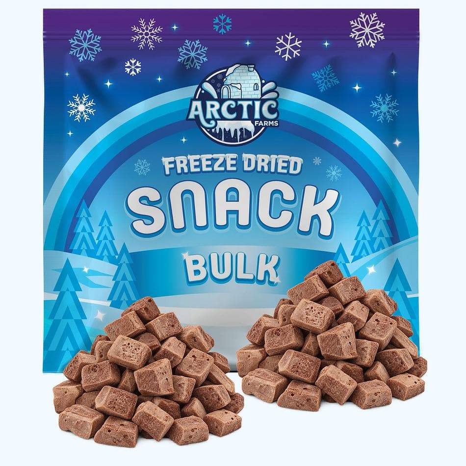 Freeze-Dried Milk Chocolate Bites, Real Cocoa Butter & Dairy, Crunchy Melt-In-Your-Mouth Snack, Bulk Bag (26 oz)