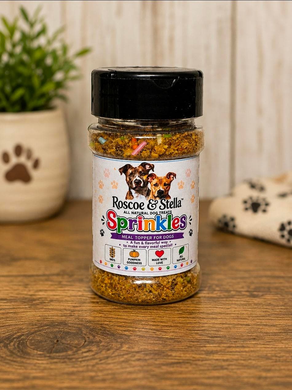 Roscoe & Stella’s Sprinkles - All-Natural Fruit & Veggie Meal Topper for Dogs