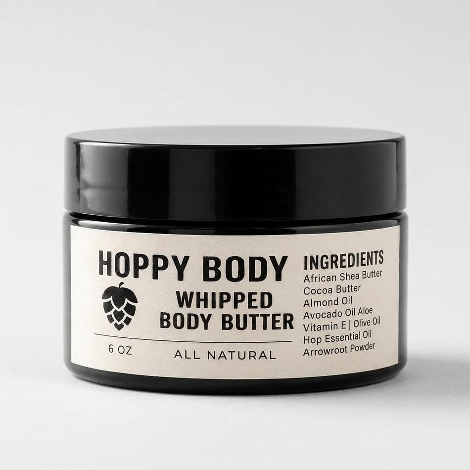 Whipped Body Butter, Cocoa & Shea Butter, Aloe + Vitamin E, Fast-Absorbing Hydration, 6 oz Jar