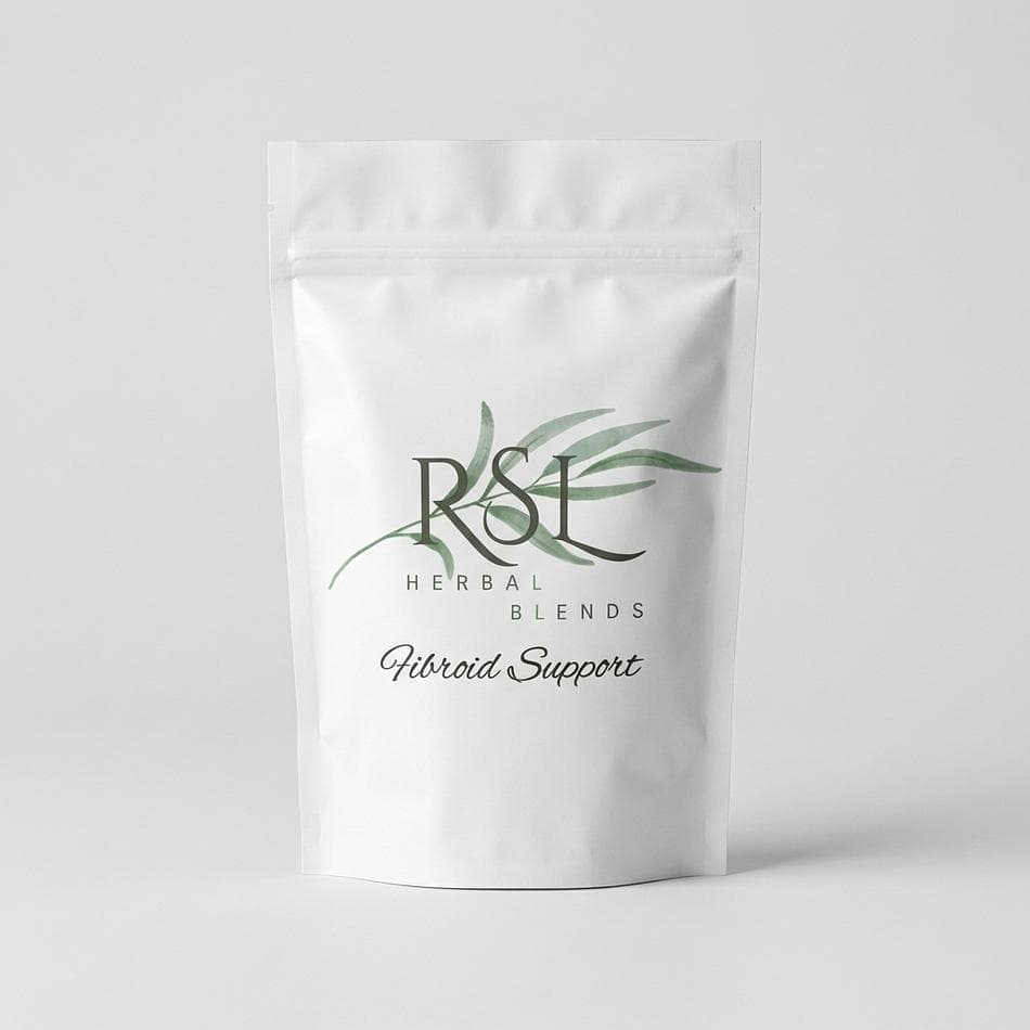 Fibroid Support Herbal Tea Blend, Women’s Wellness & Hormone Balance, Loose Leaf, 45-Day Supply, Includes Tea Strainer