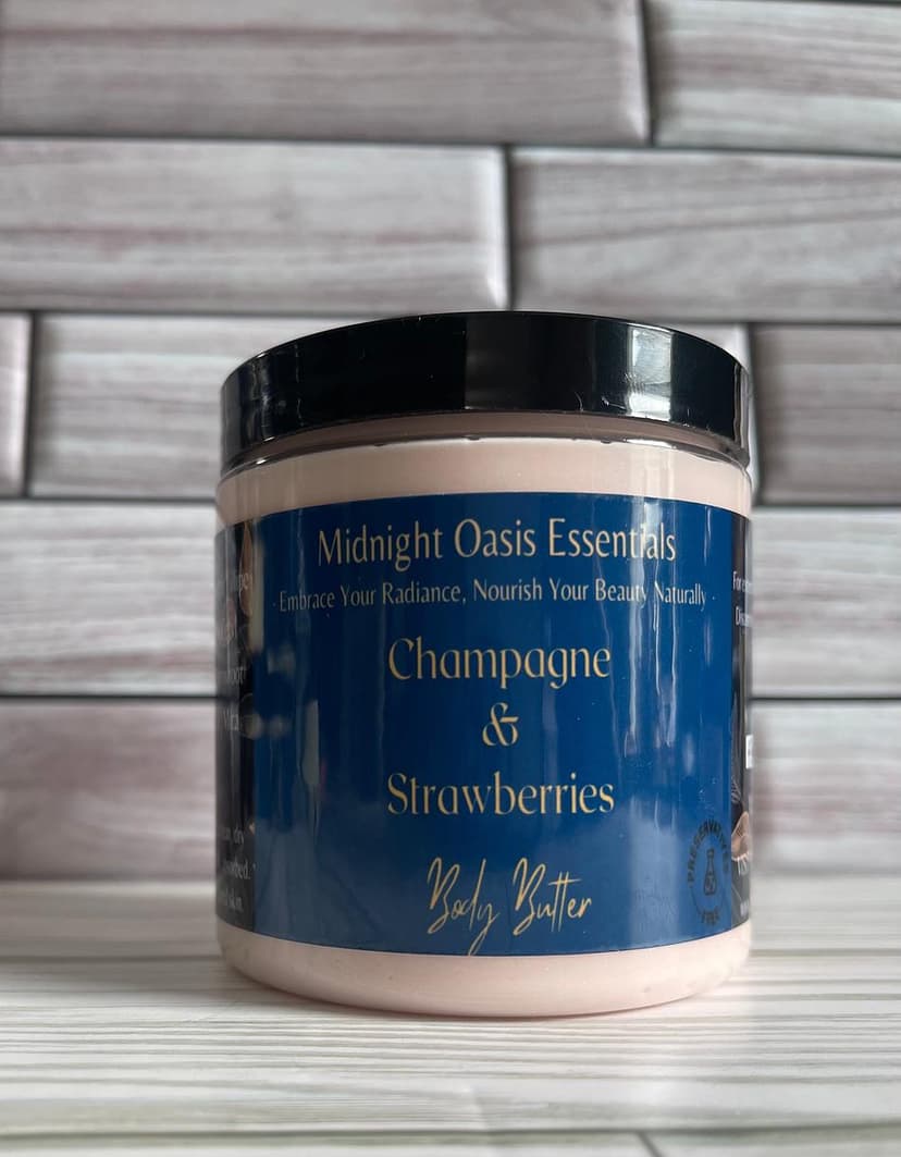 Champagne and Strawberry Body Butter - Image 1