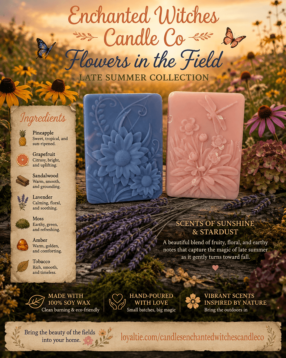 Flowers in the Field Candles