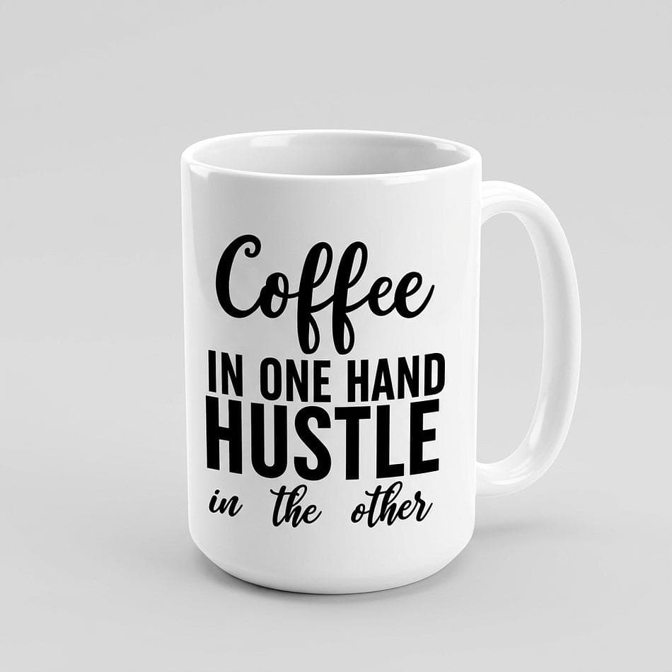 Ceramic Coffee Mug, ORCA Coating, Glossy Finish, Sturdy Handle, 11oz Funny Gift Mug