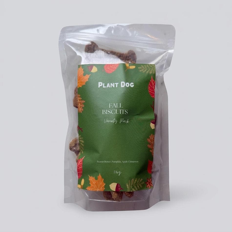 Crunchy Dog Biscuits, Limited Ingredient Seasonal Treats, No Corn Wheat Soy, Human-Grade Ingredients, 10 oz Bag