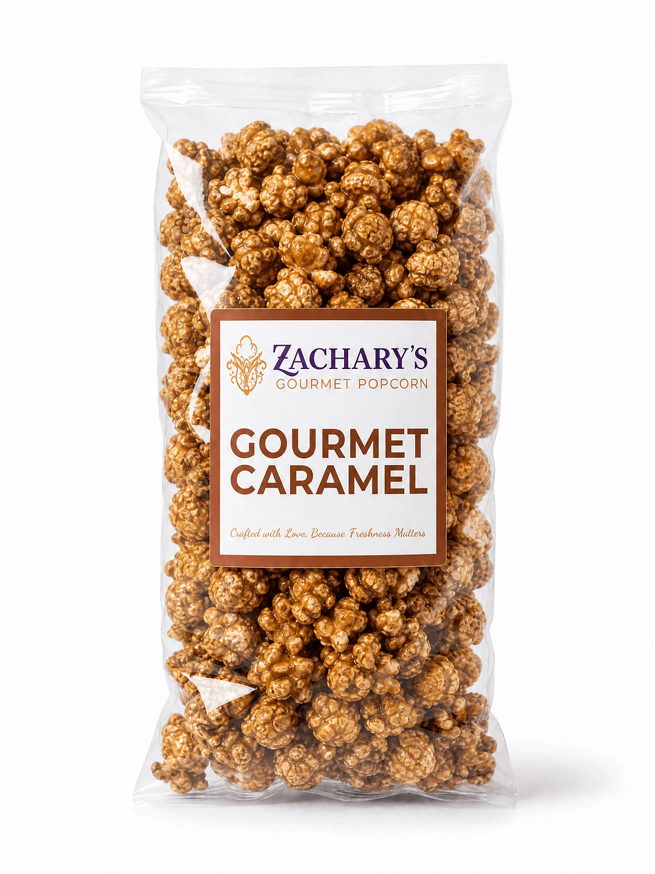 Gourmet Caramel Popcorn, Dark Molasses & Brown Sugar, Gluten-Free, Crunchy Snack, Medium Bag 6.2 oz (7 Cups)