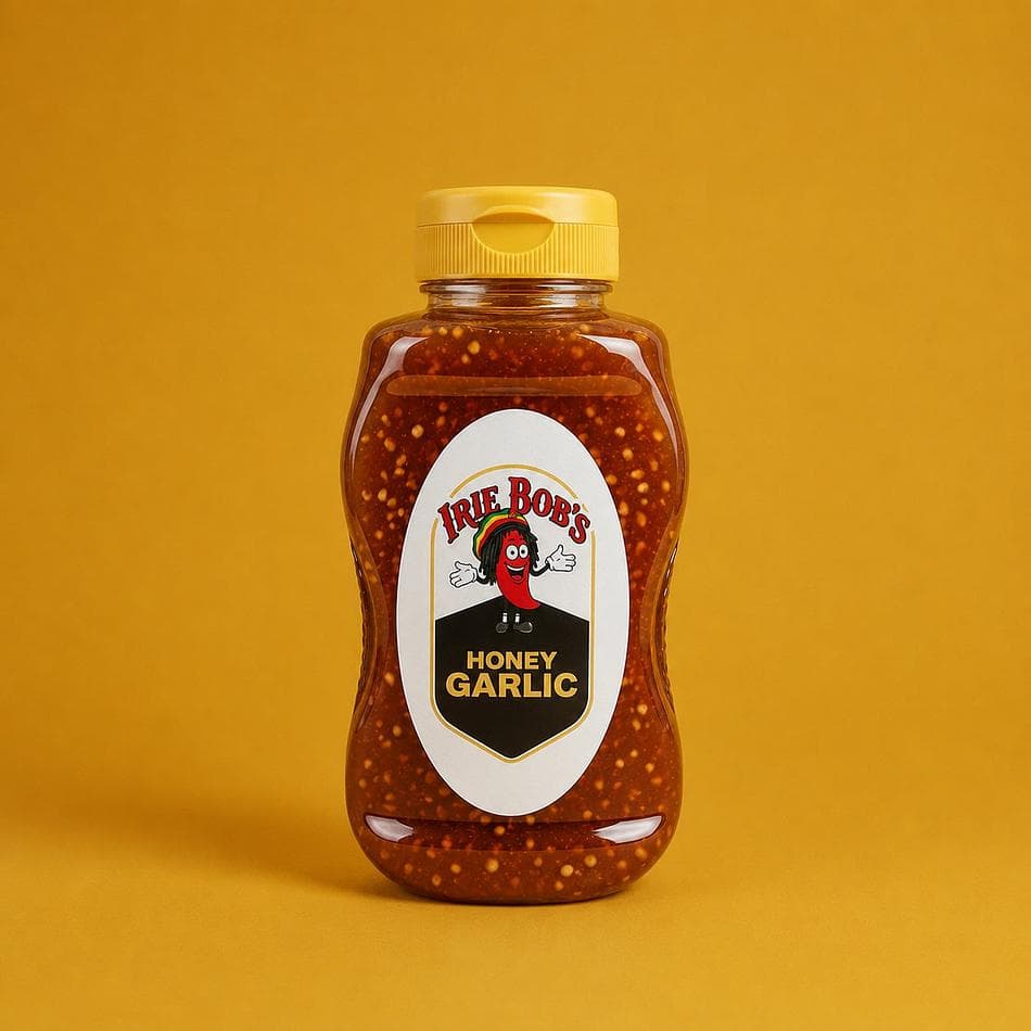 Honey Garlic Everything Sauce, Honey & Roasted Garlic, Sweet Savory Glaze & Dip, 12 oz Squeeze Bottle