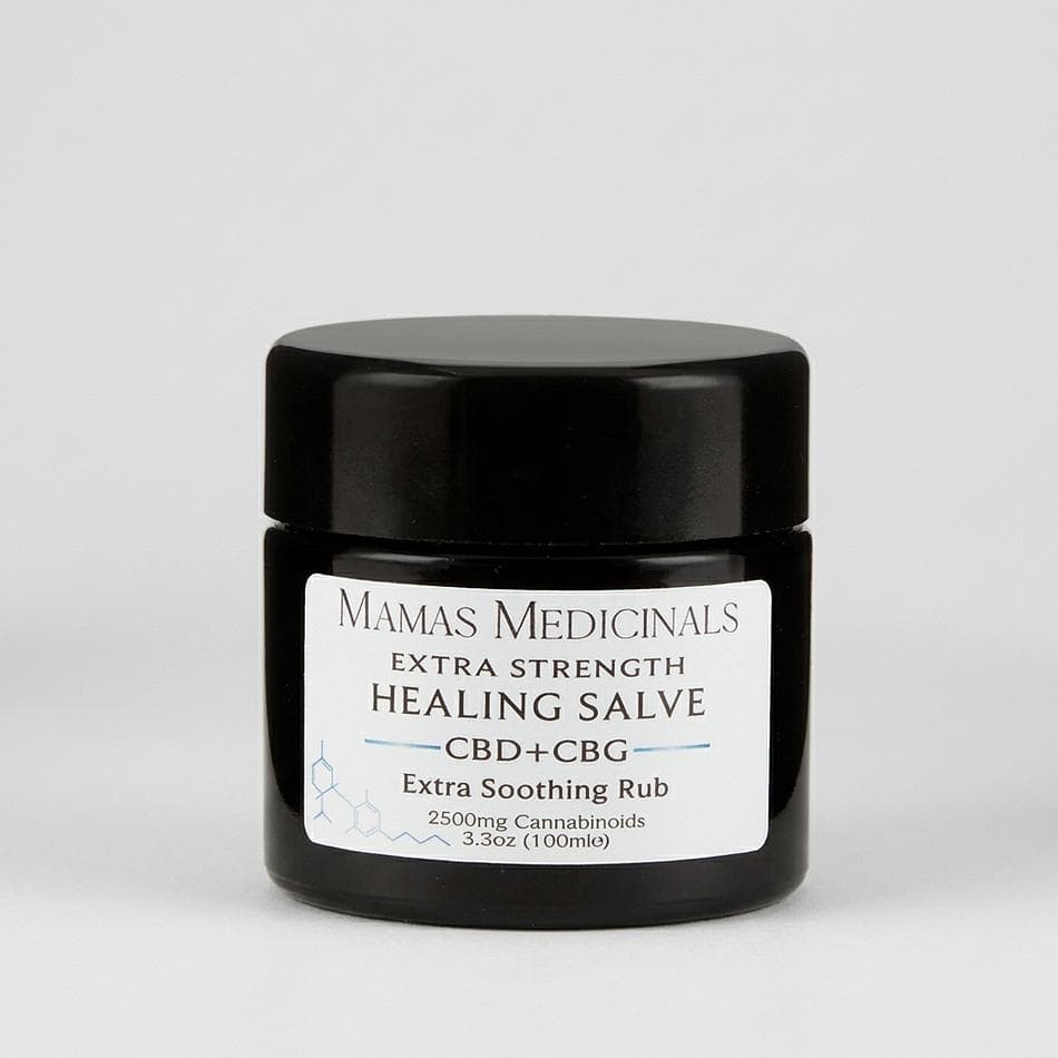CBD + CBG Extra Strength Healing Salve, Blue Tansy & Comfrey, Fast-Absorbing Nano CBD, 100 mL (3.3 oz)