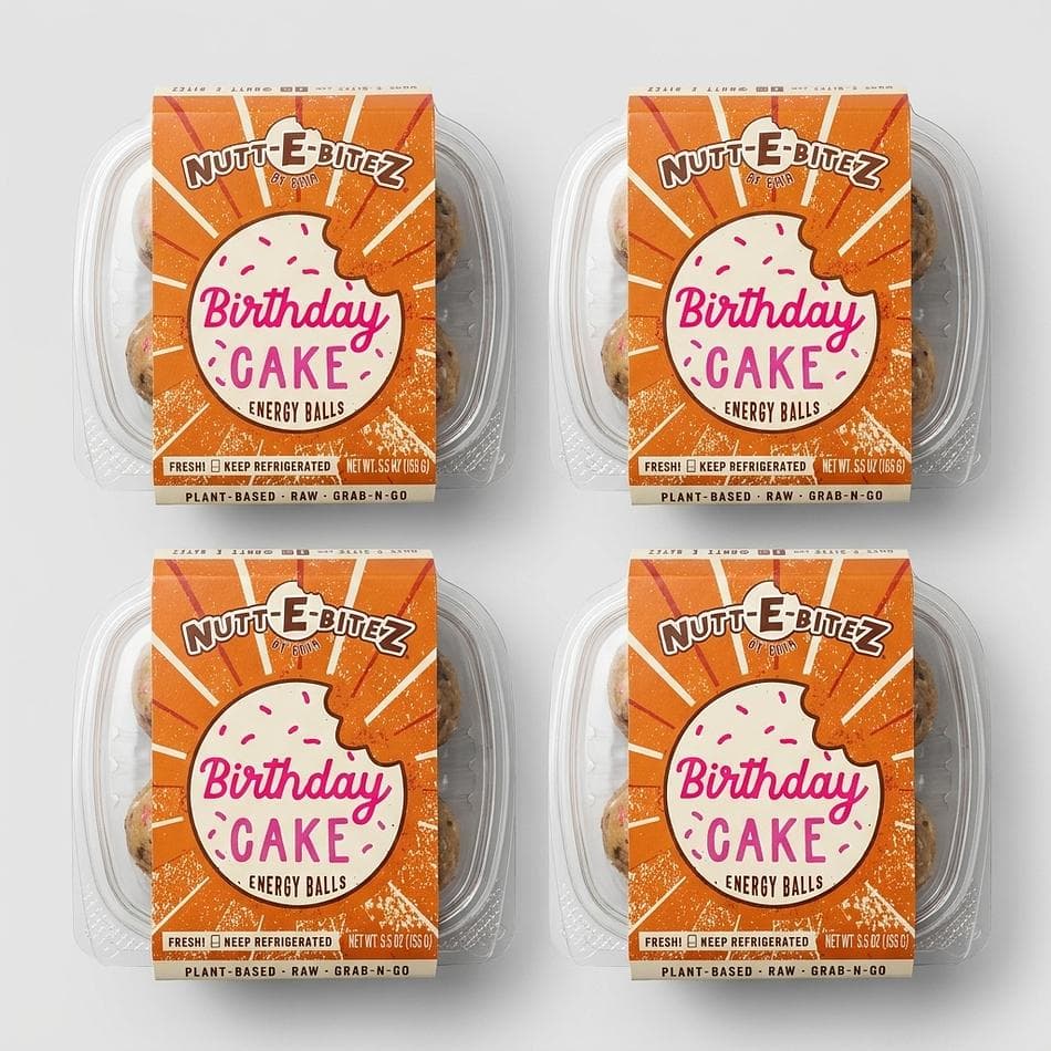 Birthday Cake Energy Balls (4-pack)