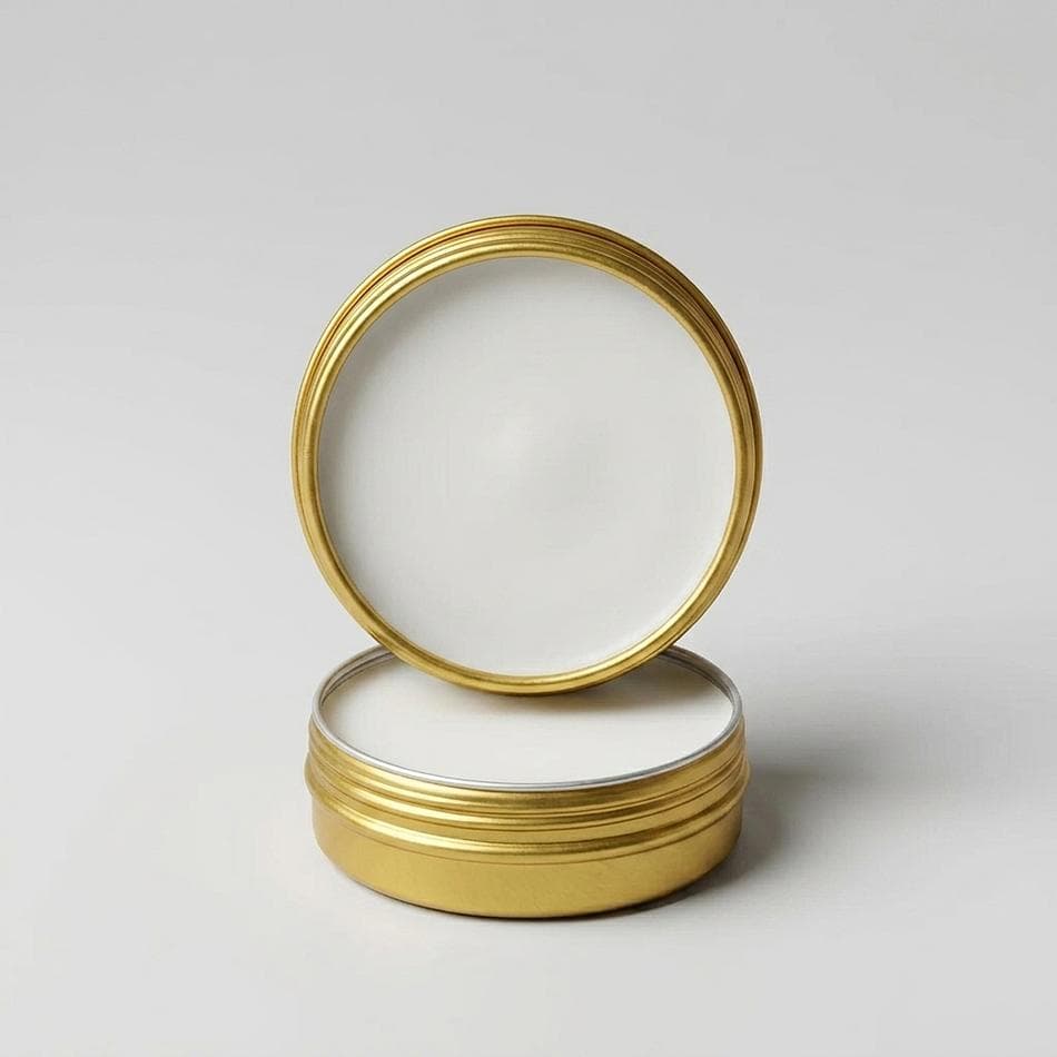 Solid Hand Balm, Orange & Vanilla Essential Oils, Winter Dry Skin Relief, 2 oz Reusable Tin