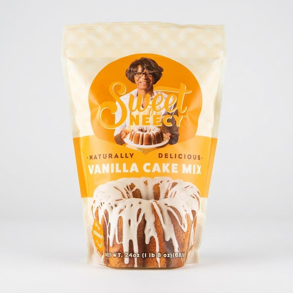 Vanilla Cake Mix, All-Natural Vanilla Flavor, Soft & Tender Homemade-Style Cake, 24 oz Bag
