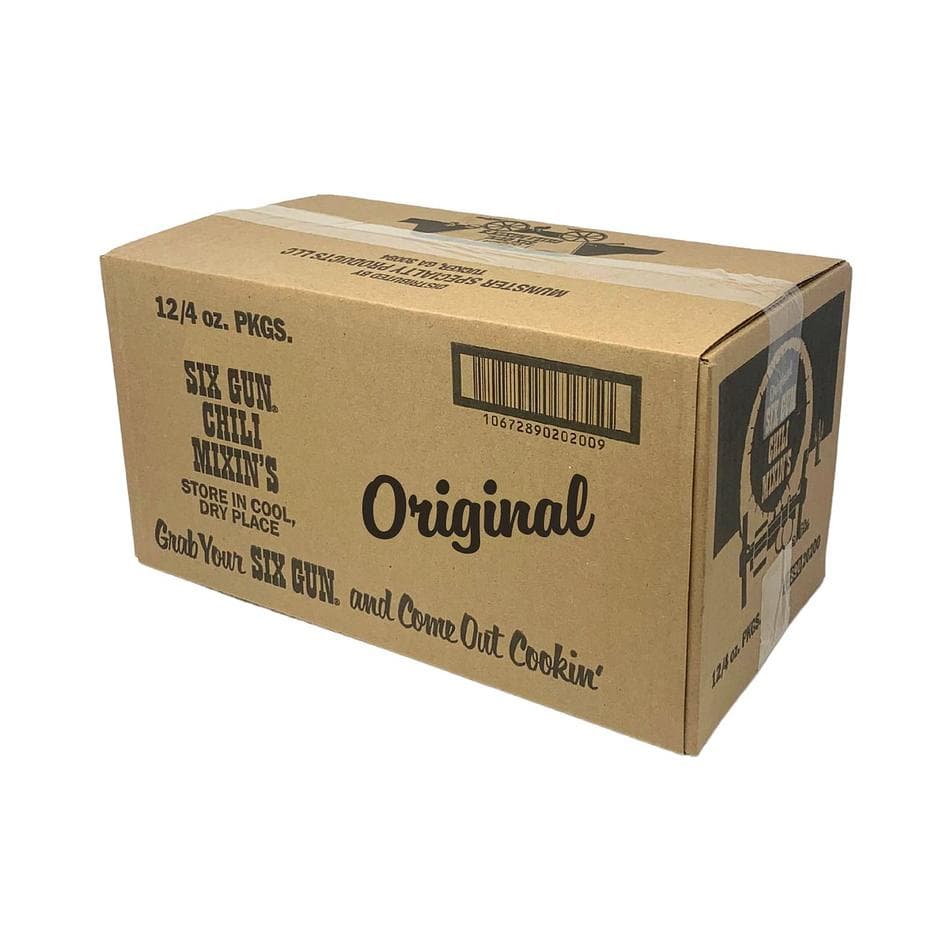 Six Gun Original Chili Seasoning Mix, 12 x 4 oz Case