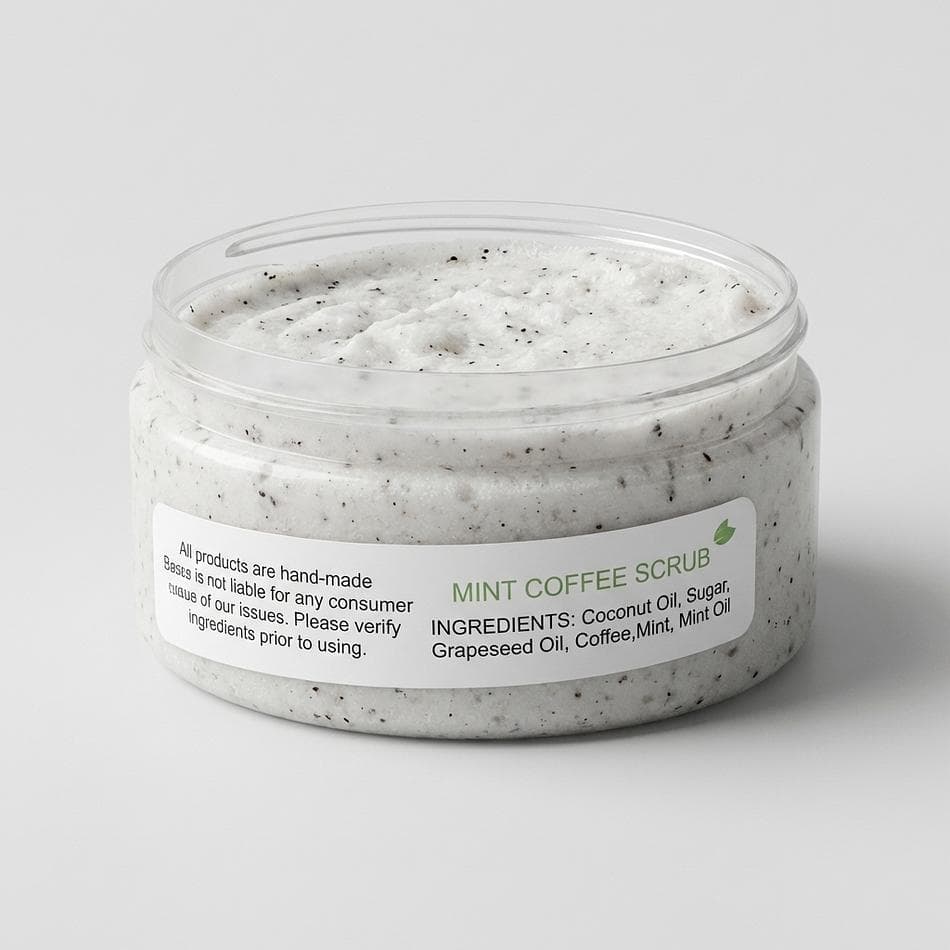 Mint Coffee Scrub for Hands, Face and Body!