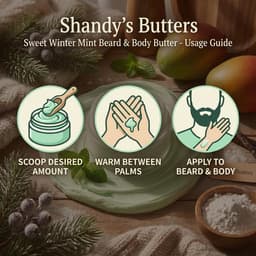 Sweet Winter Mint Beard & Body Butter(8 oz)-2