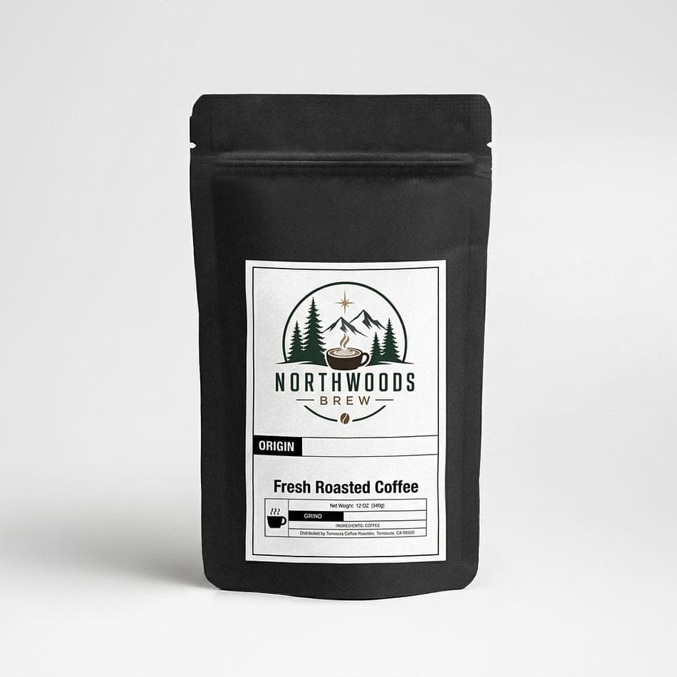 African Coffee Blend, Medium-Dark Roast, Toffee & Chocolate Notes, Whole Bean or Ground, 12 oz