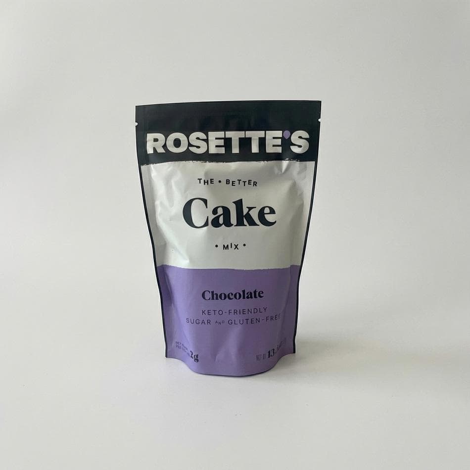 Keto Chocolate Cake Mix, Almond & Coconut Flour, Sugar-Free Moist Cake, 2g Net Carbs, 12 Slices