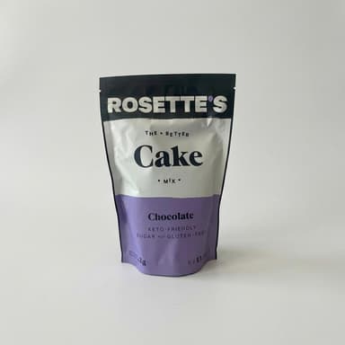 Keto Chocolate Cake Mix, Almond & Coconut Flour, Sugar-Free Moist Cake, 2g Net Carbs, 12 Slices