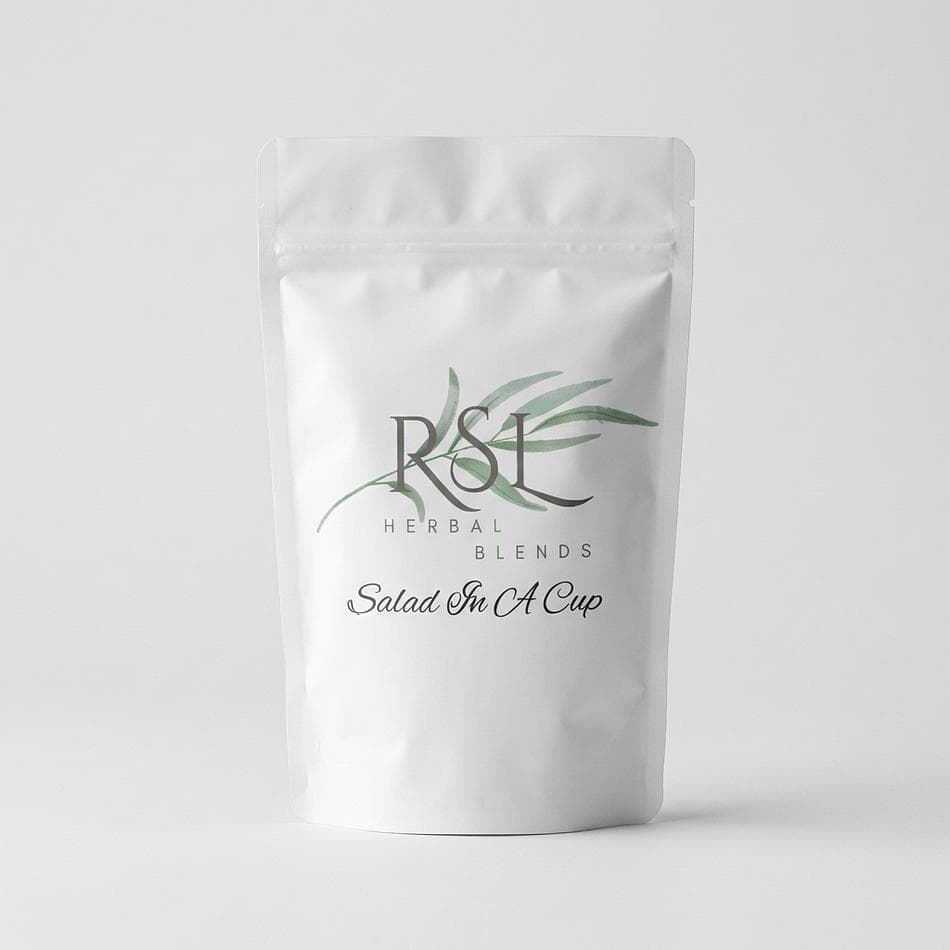 Herbal Tea Blend for Picky Eaters, “Salad in a Cup”, Nutrient-Support Tea, 45-Day Supply, Includes Tea Strainer