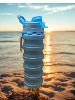 Collapsible Silicone Bottle – 16oz-0