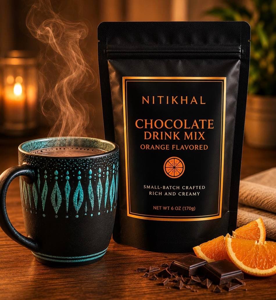 Orange Blend Hot Chocolate Drink Mix - Sweet. Citrusy. Creamily indulgent