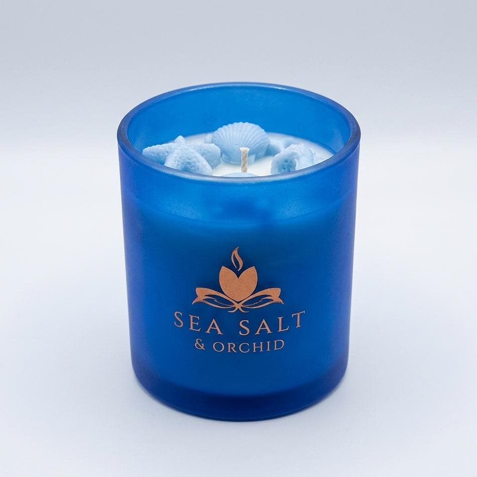 Soy Wax Candle, Beach Linen Fragrance, Phthalate-Free, Cotton Wick, Relaxing Fresh Scent, 1 Jar