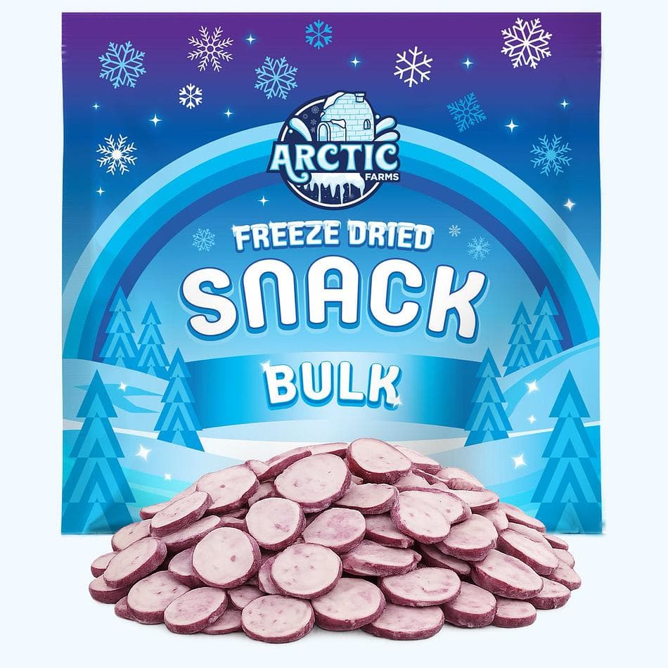 Freeze-Dried Radish Chips, 100% Radish Slices, Peppery Crunch Snack & Salad Topper, No Additives, Bulk Bag (6 oz)