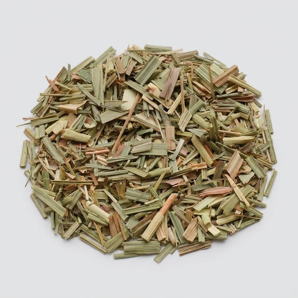 Dried Lemongrass Herb (Cymbopogon citratus), Citrus Aroma, Digestive Support Tea Herb, 1 oz Loose Cut