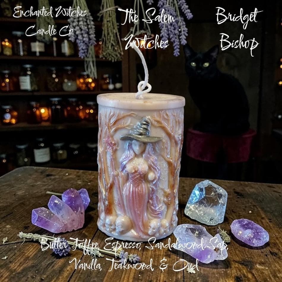 Bridget Bishop candle (The Salem Witch Collection)